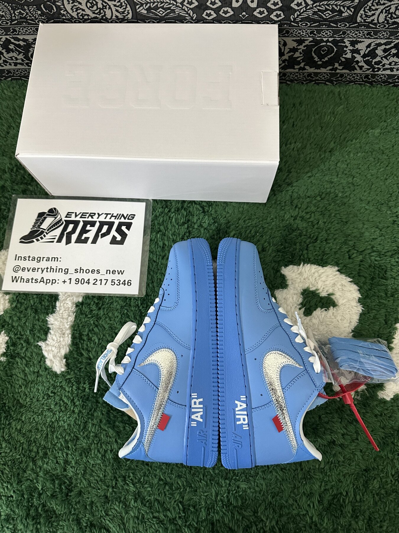 Air Force 1 Low Off-White MCA University Blue - Image 2