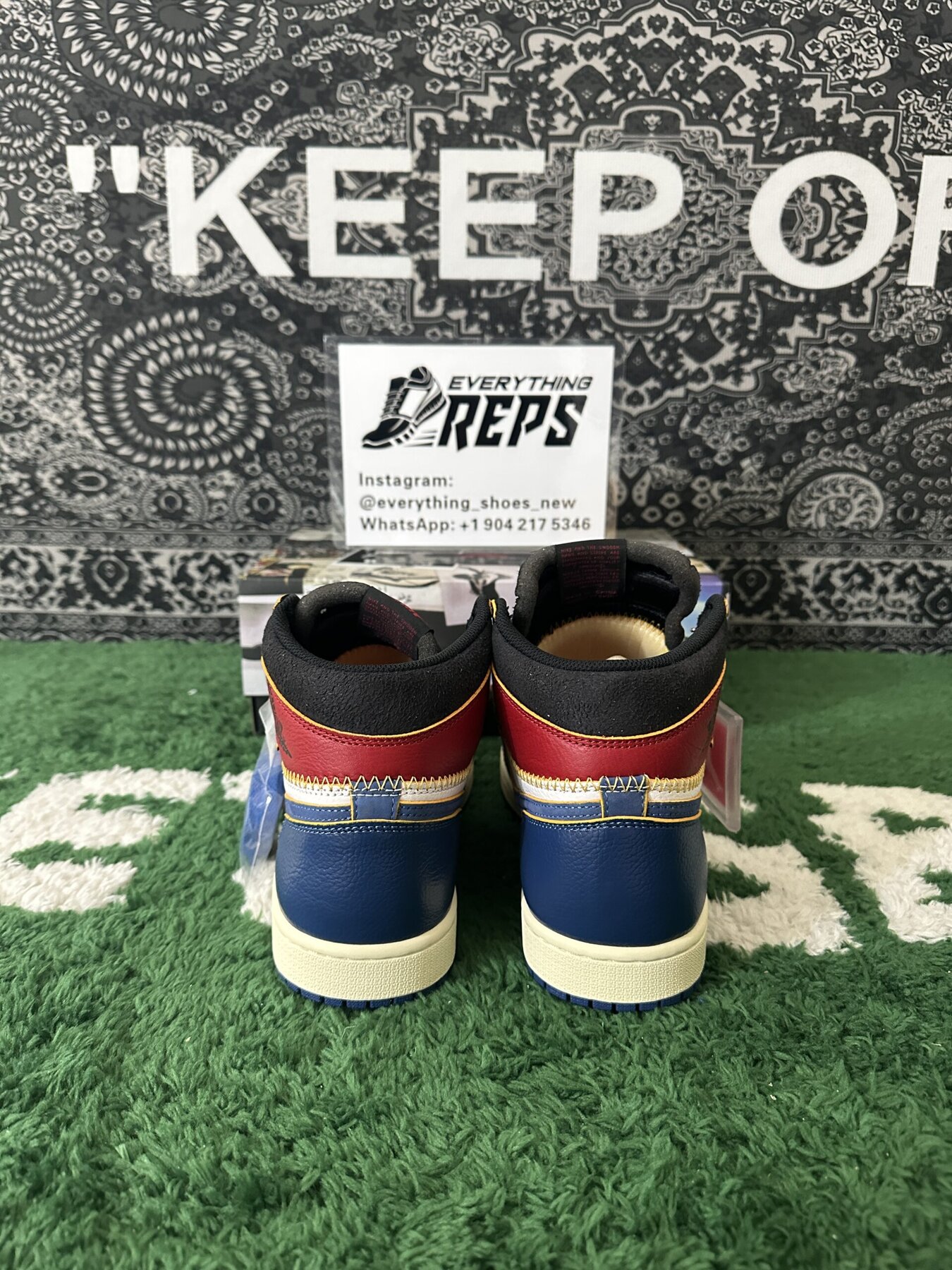 AJ1 Retro High Union Los Angeles Blue Toe - Image 4