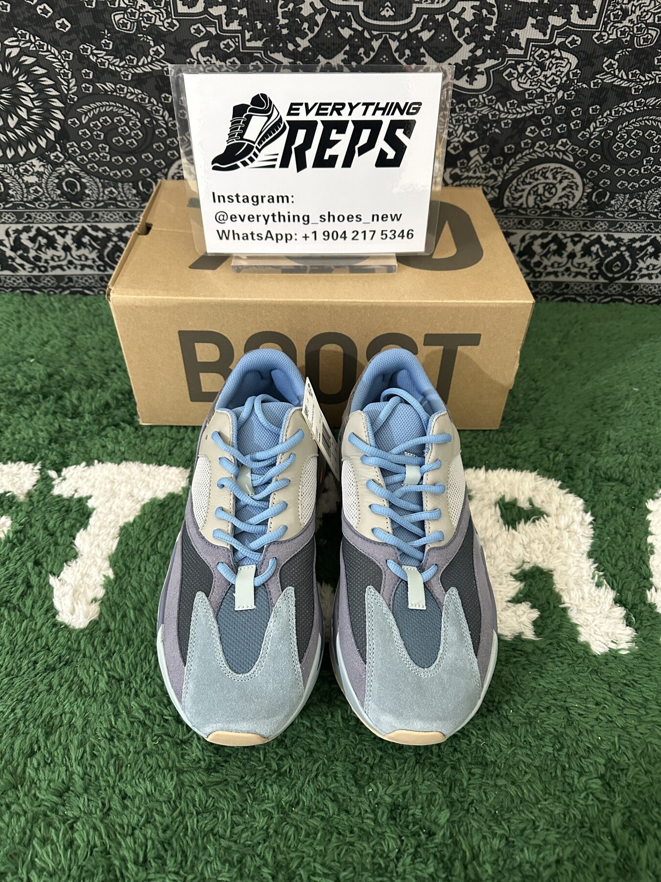 adidas Yeezy Boost 700 Carbon Blue - Image 2