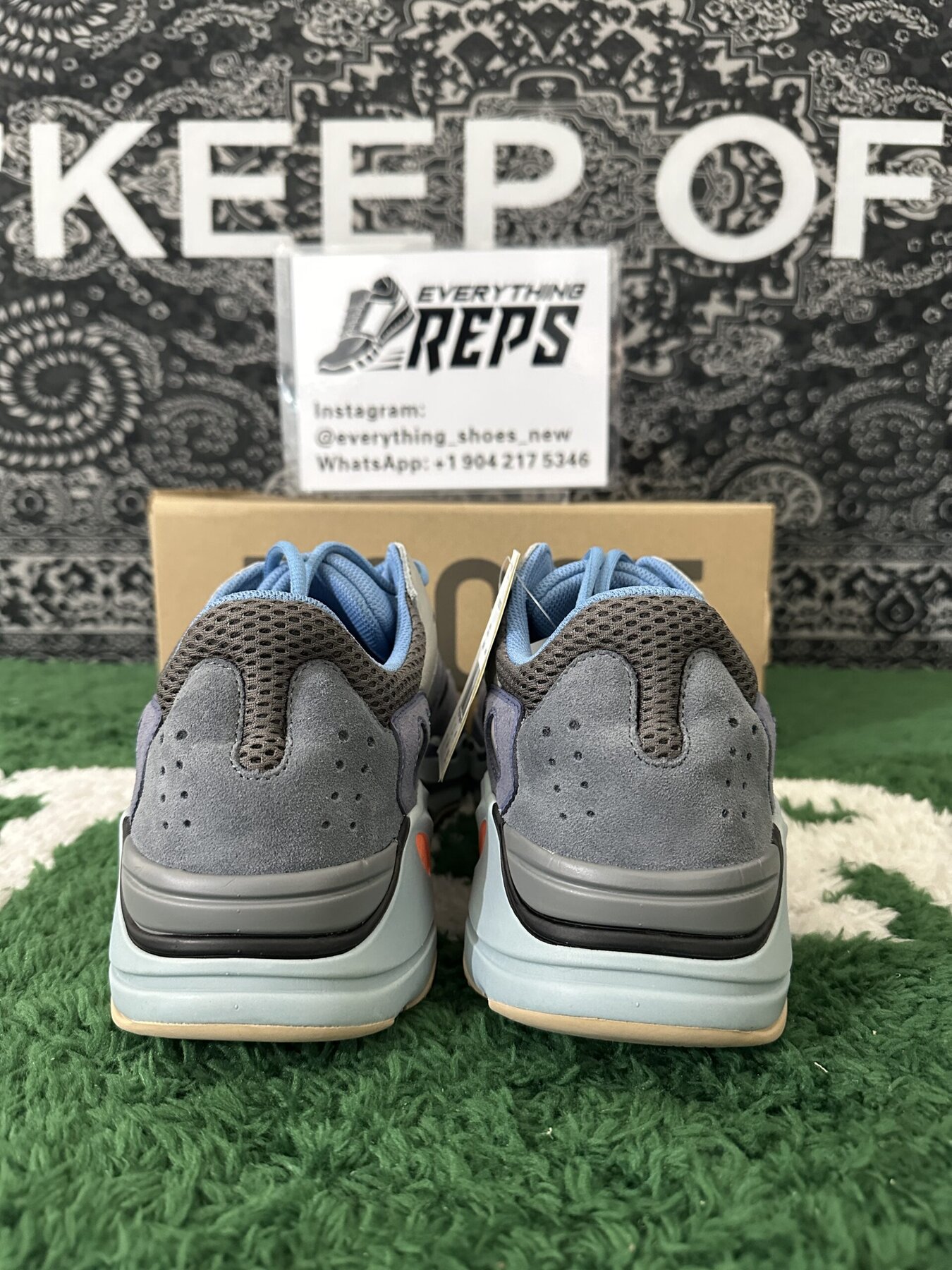 adidas Yeezy Boost 700 Carbon Blue - Image 4