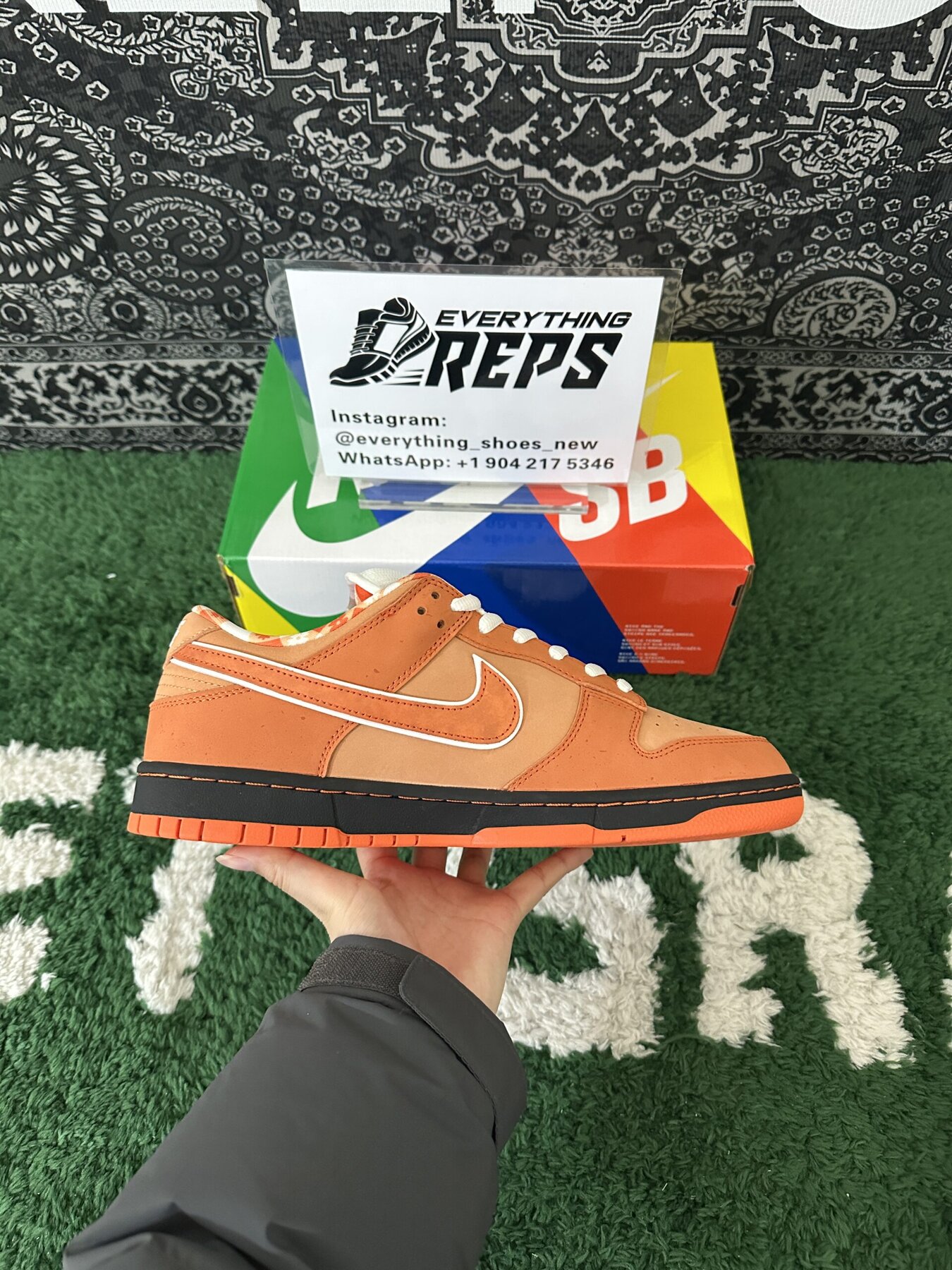 CNCPTS x SB Dunk Low “Orange Lobster” - Image 8