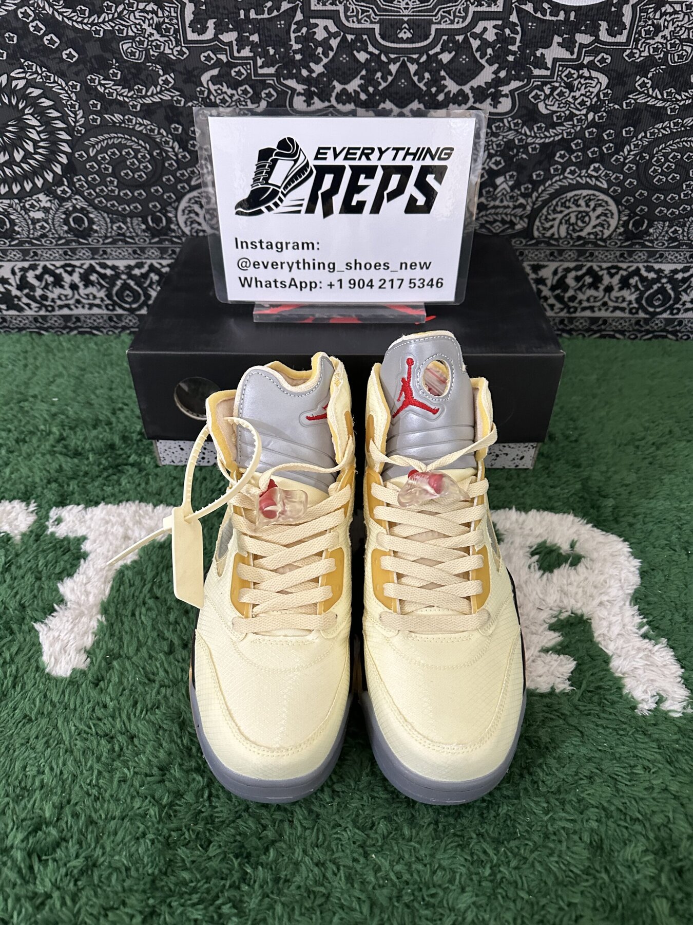 AJ5 Retro OFF-WHITE Sail - Image 2
