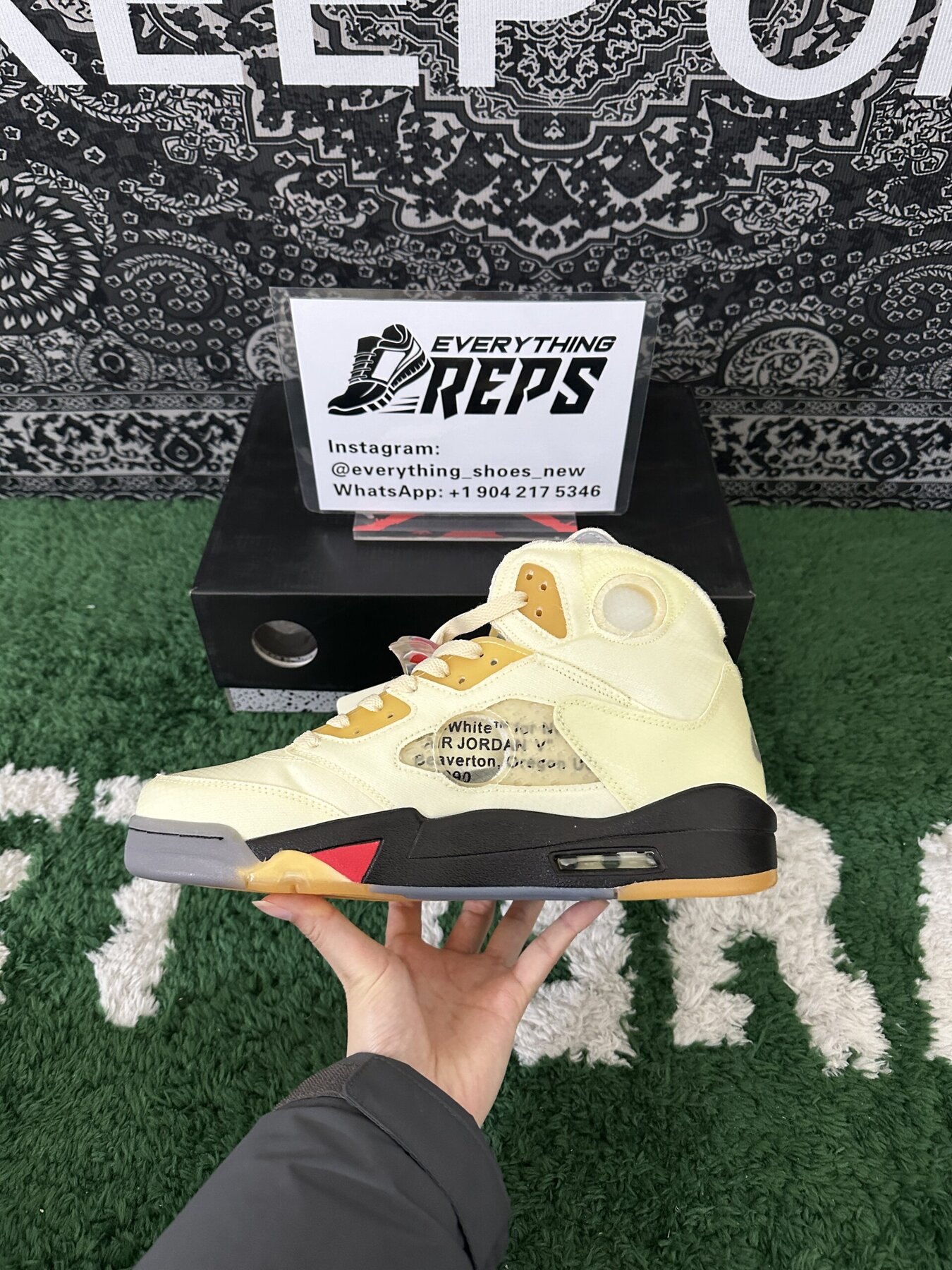 AJ5 Retro OFF-WHITE Sail - Image 5
