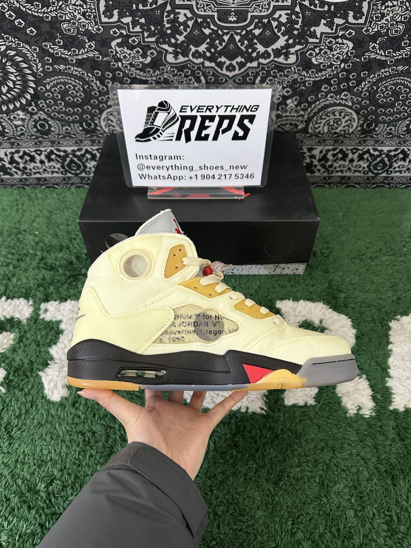 AJ5 Retro OFF-WHITE Sail - Image 8