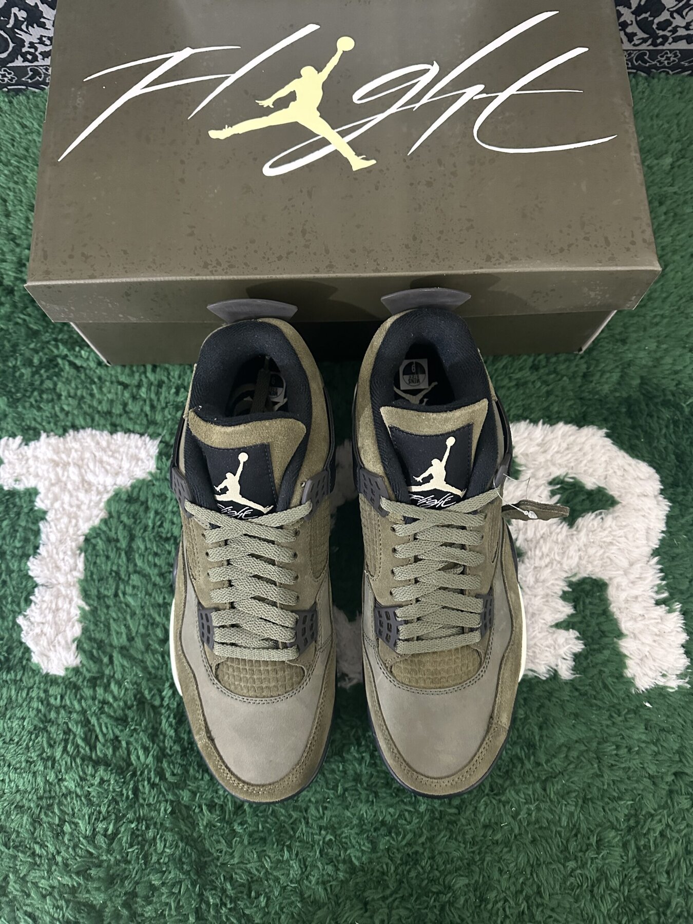 AJ4 Craft Medium Olive - Image 9