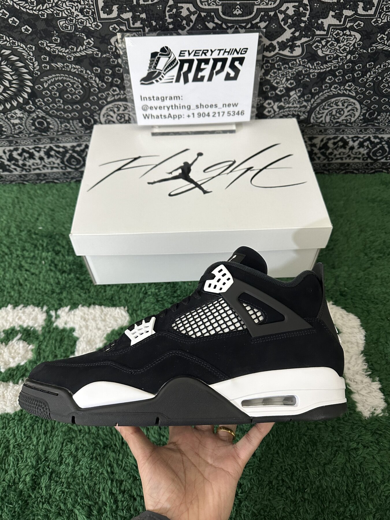AJ4 Retro White Thunder - Image 6