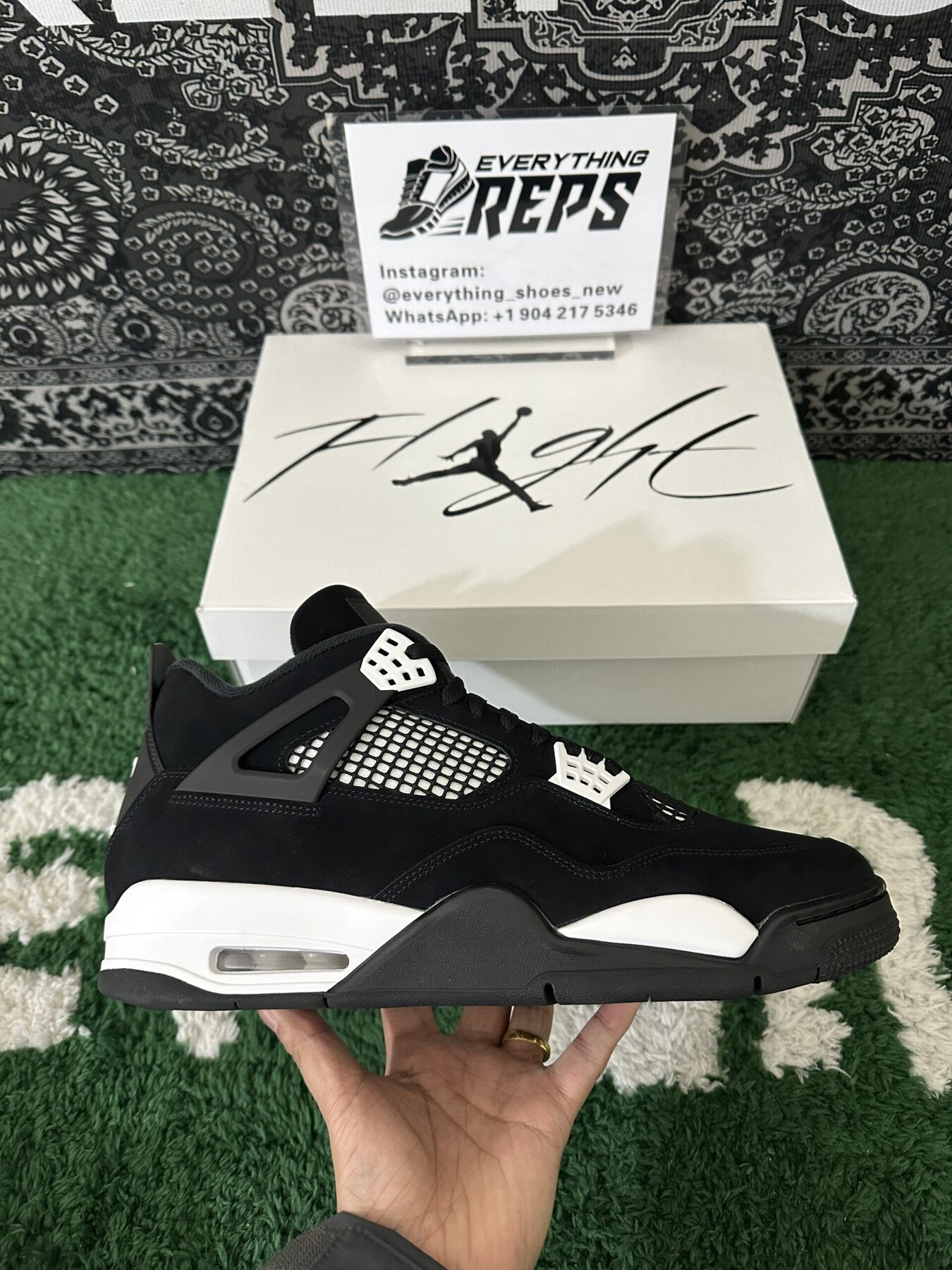 AJ4 Retro White Thunder - Image 5