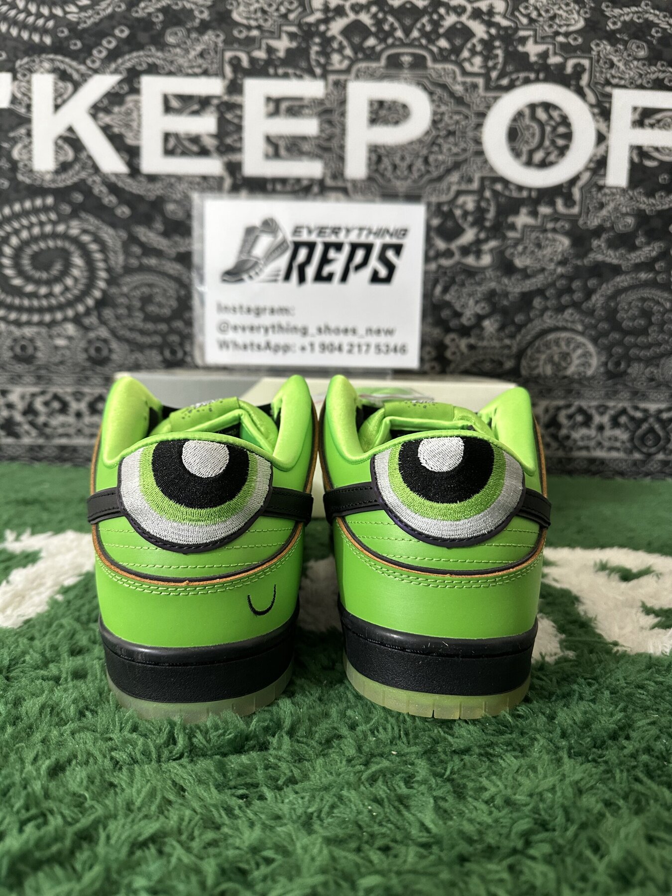 The Powerpuff Girls x SB Dunk Low “Buttercup" - Image 4