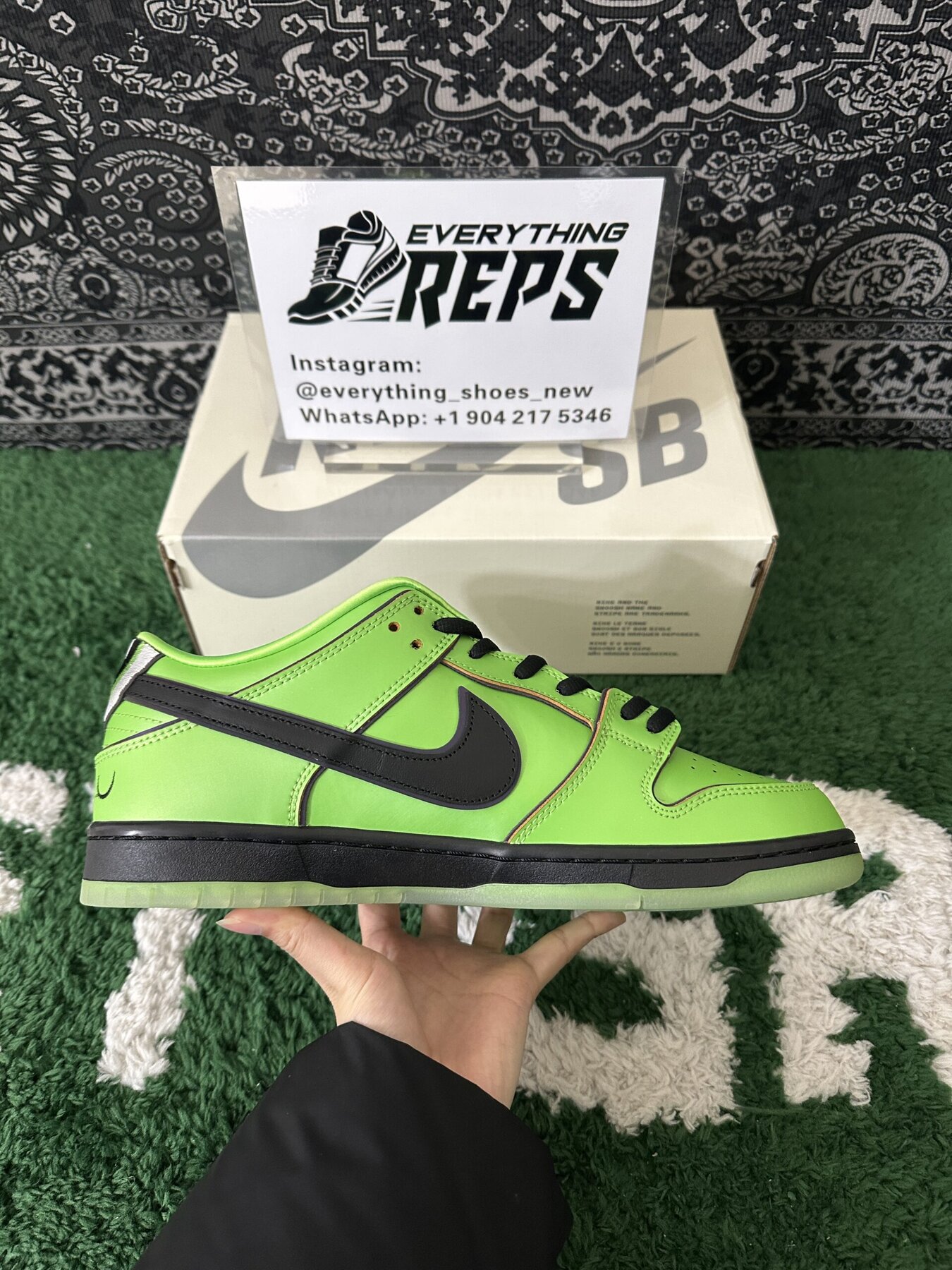 The Powerpuff Girls x SB Dunk Low “Buttercup" - Image 8