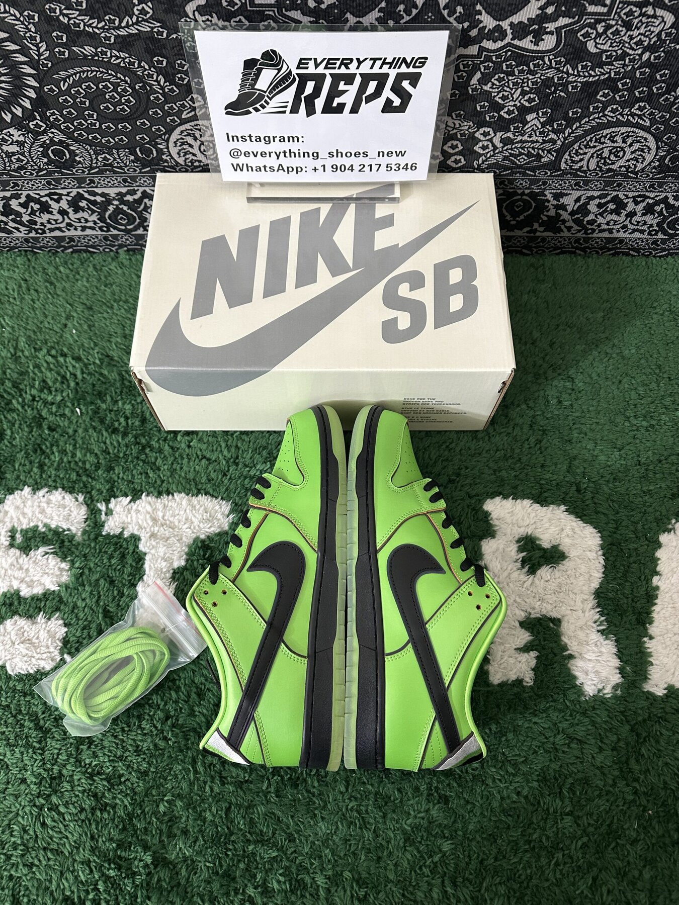 The Powerpuff Girls x SB Dunk Low “Buttercup" - Image 10