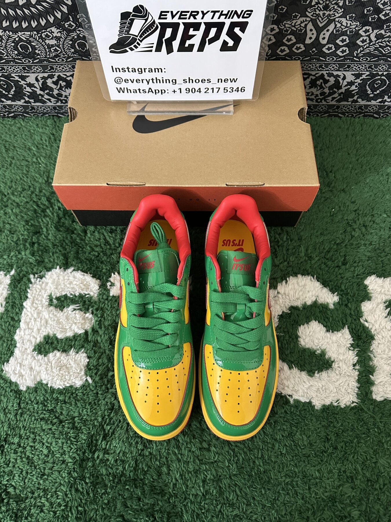 Air Force 1 Low Lil Yachty Concrete Boys Lucky Green - Image 3