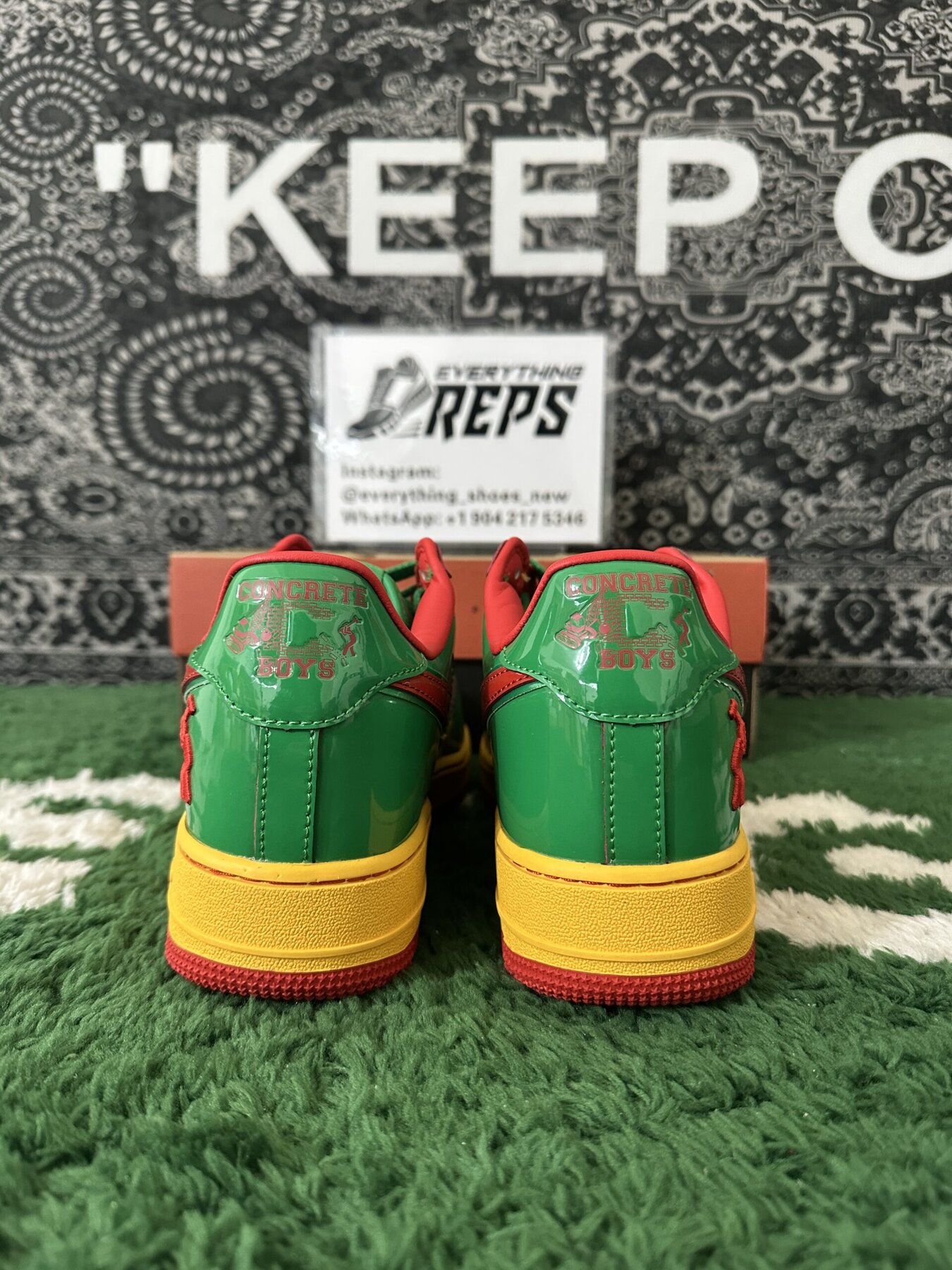 Air Force 1 Low Lil Yachty Concrete Boys Lucky Green - Image 4