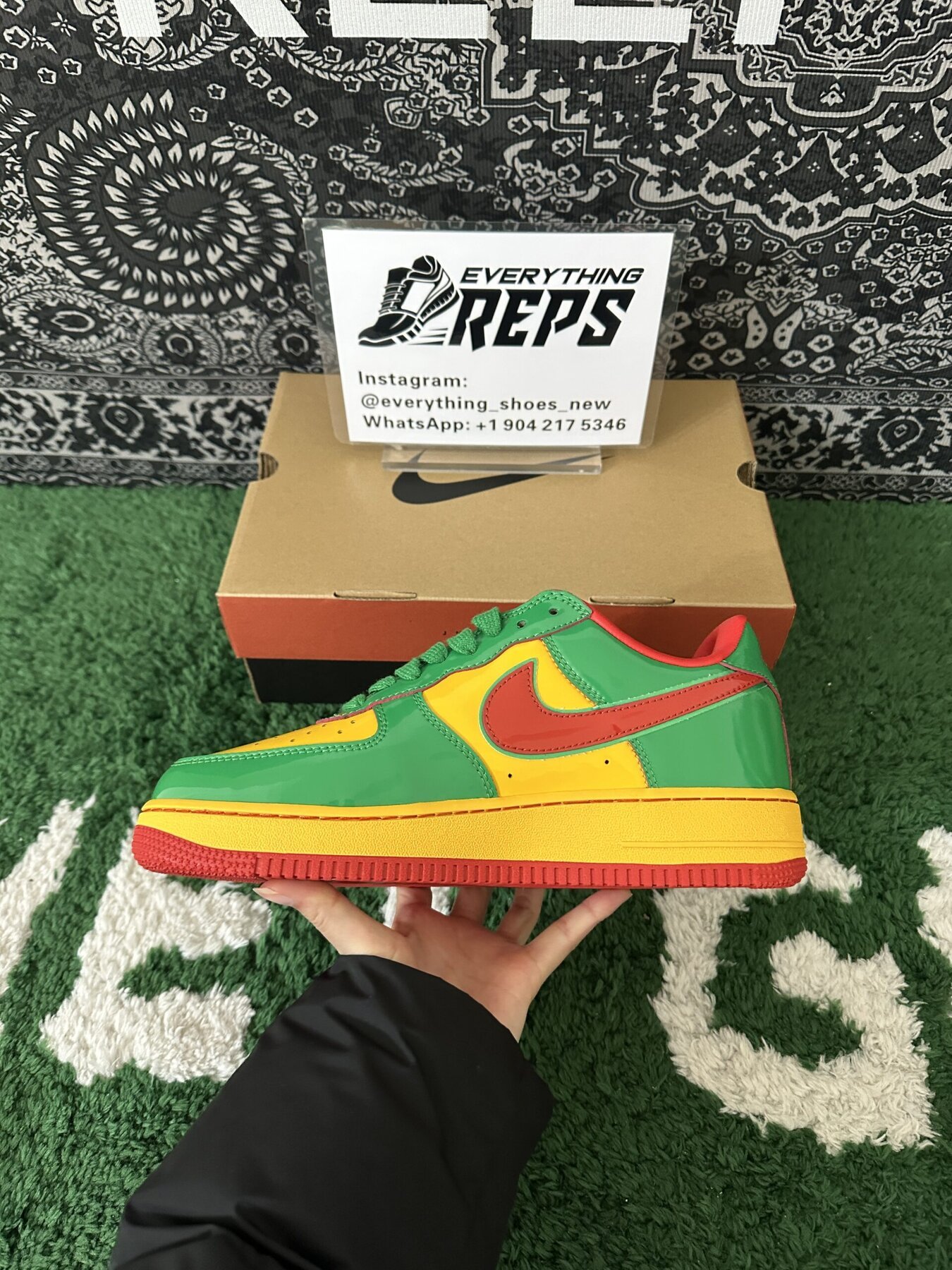Air Force 1 Low Lil Yachty Concrete Boys Lucky Green - Image 5