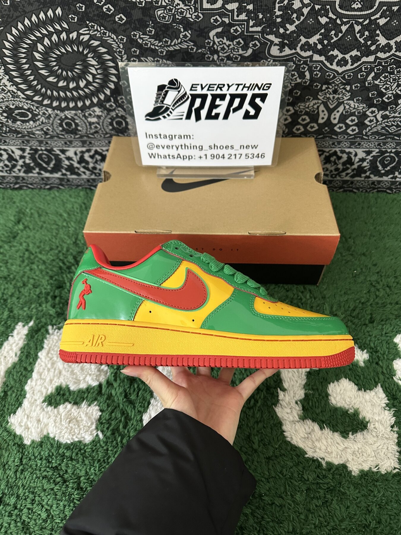 Air Force 1 Low Lil Yachty Concrete Boys Lucky Green - Image 6