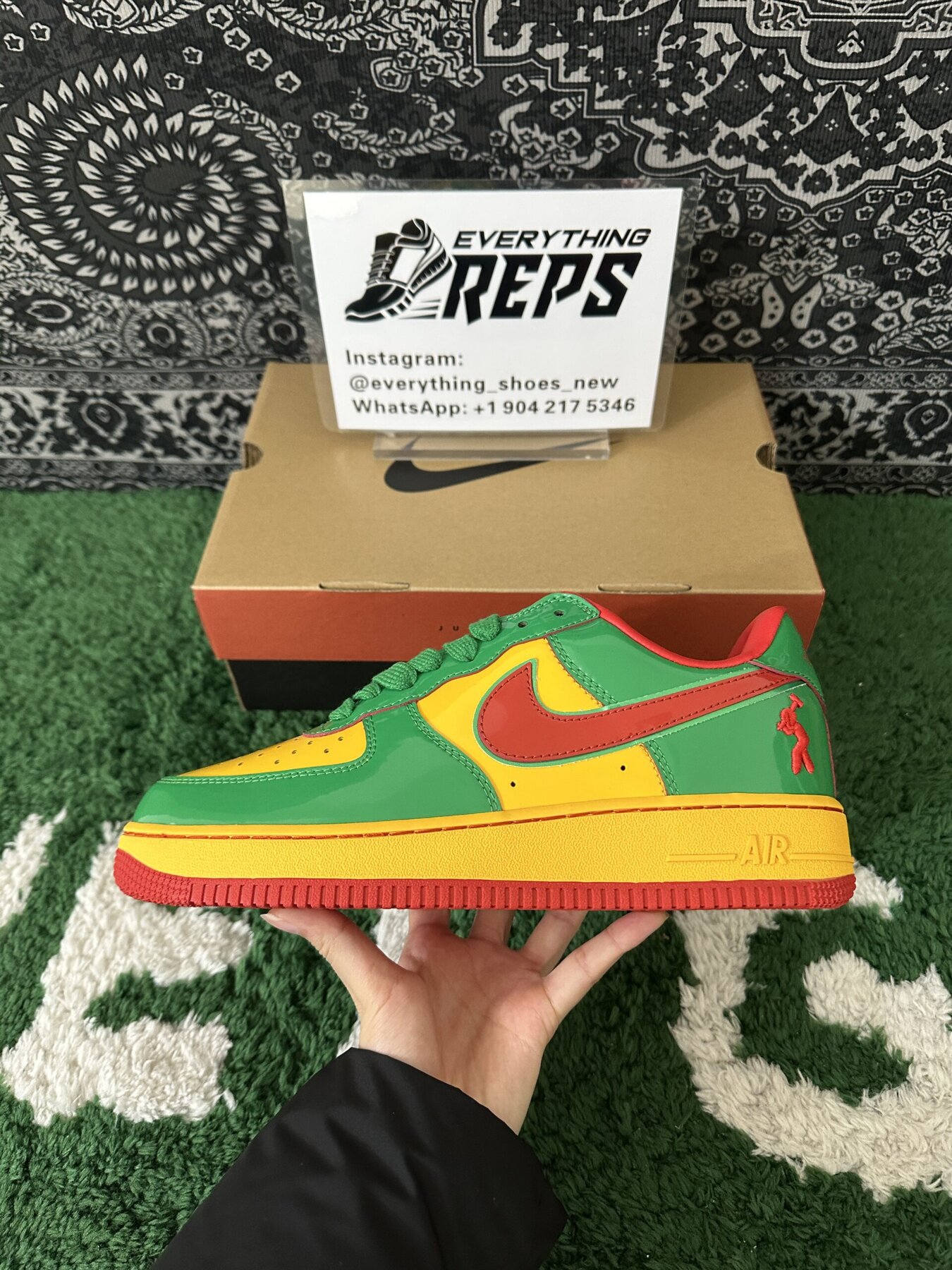 Air Force 1 Low Lil Yachty Concrete Boys Lucky Green - Image 7