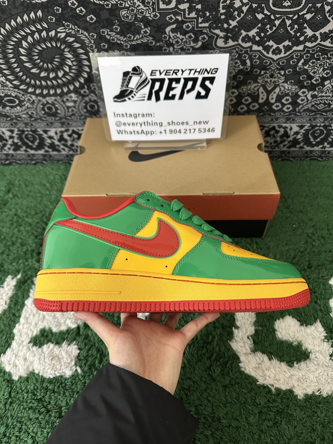 Air Force 1 Low Lil Yachty Concrete Boys Lucky Green - Image 8