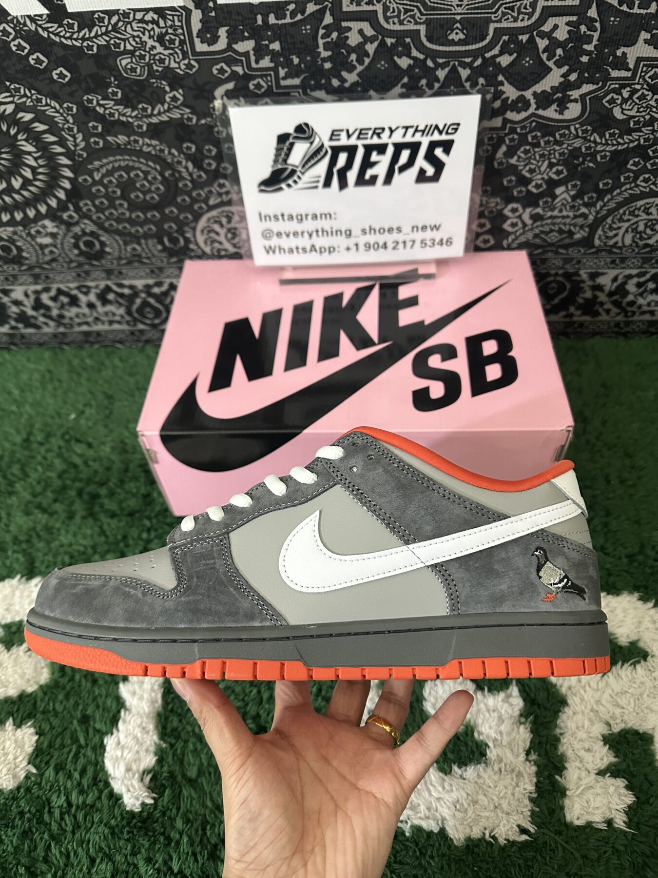 SB Dunk Low Staple NYC Pigeon - Image 6