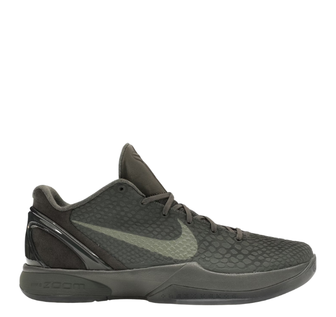 Kobe 6 Black Mamba Collection Fade to Black