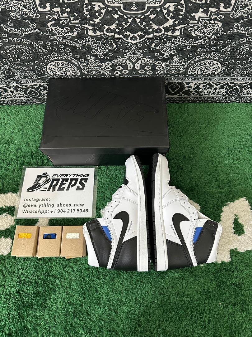 AJ1 x Union Black and White - Image 2