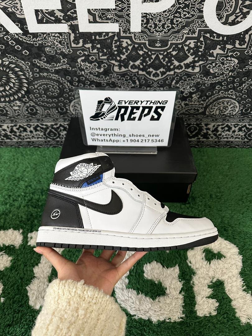 AJ1 x Union Black and White - Image 6
