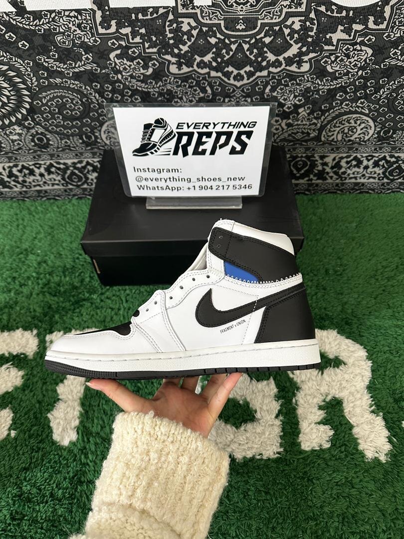 AJ1 x Union Black and White - Image 4