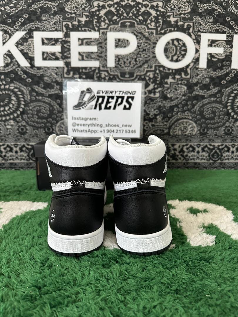 AJ1 x Union Black and White - Image 7