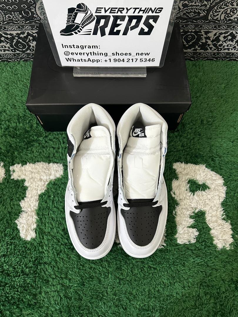 AJ1 x Union Black and White - Image 8