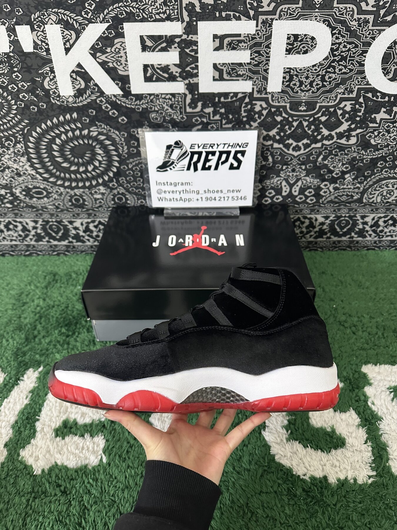 AJ11 Bred Velvet - Image 5