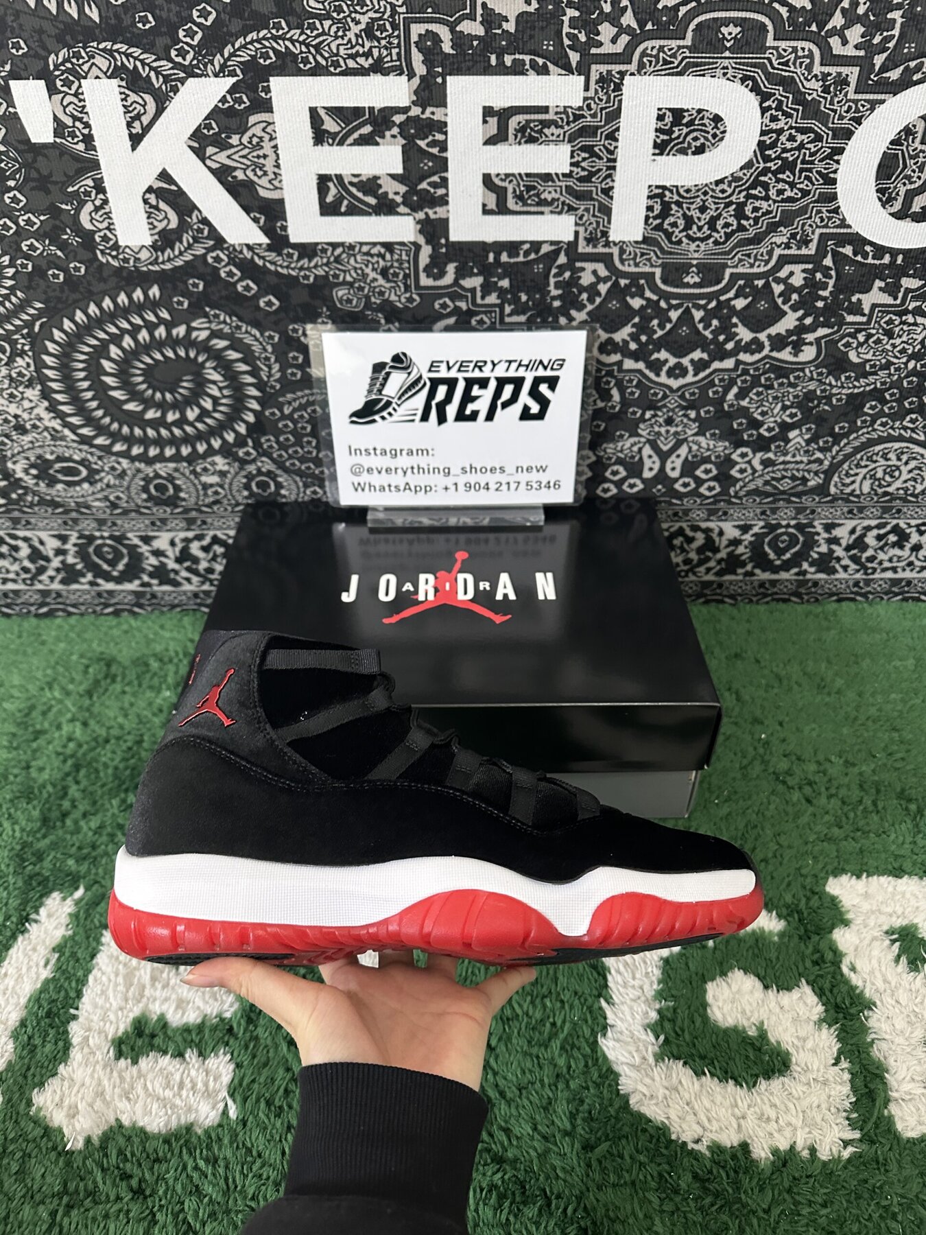 AJ11 Bred Velvet - Image 6