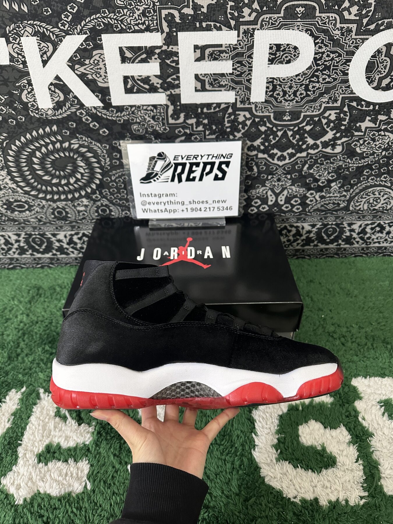 AJ11 Bred Velvet - Image 8