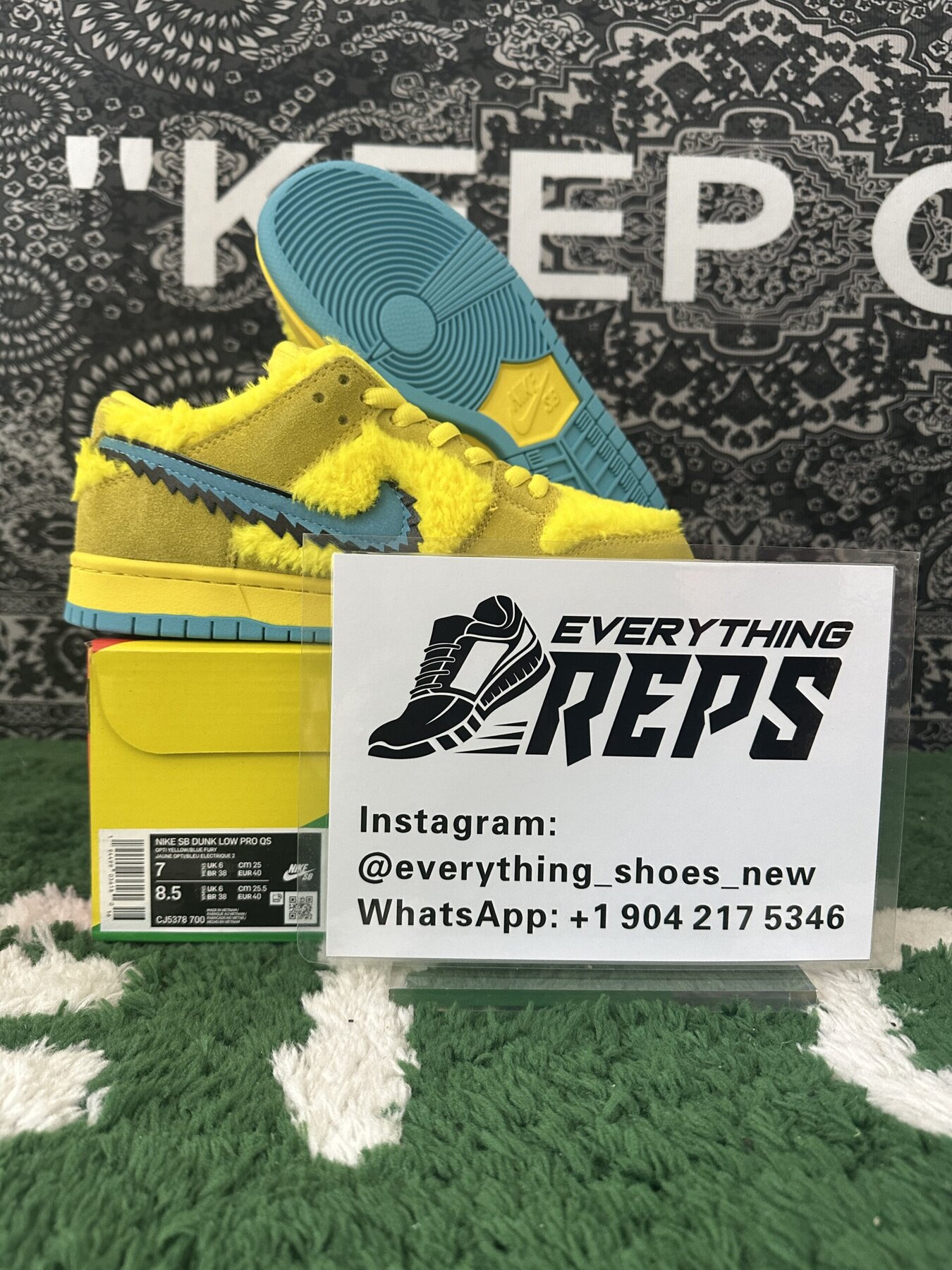 Grateful Dead x NK SB Dunk Low "Yellow Bear" - Image 2
