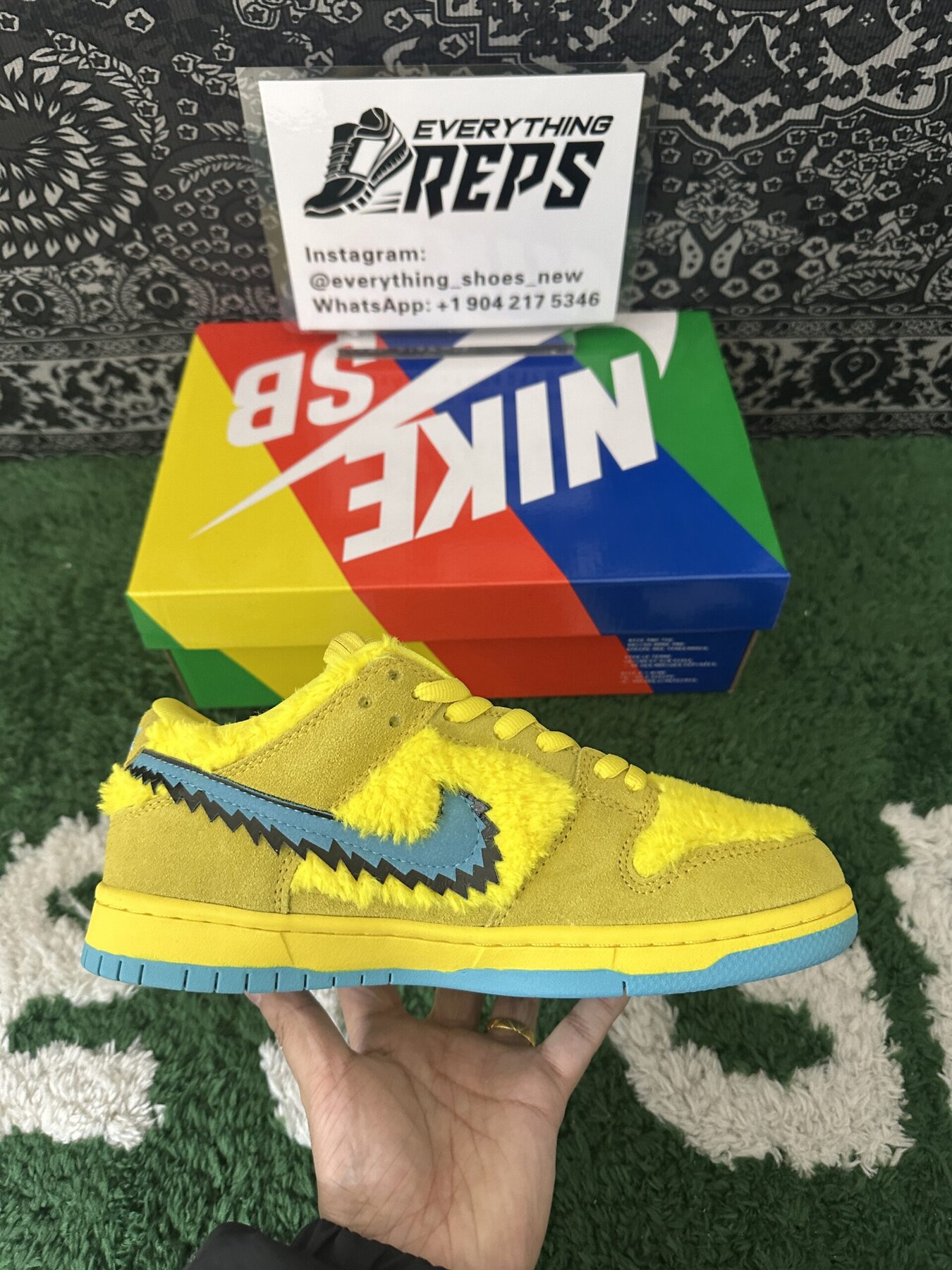 Grateful Dead x NK SB Dunk Low "Yellow Bear" - Image 5