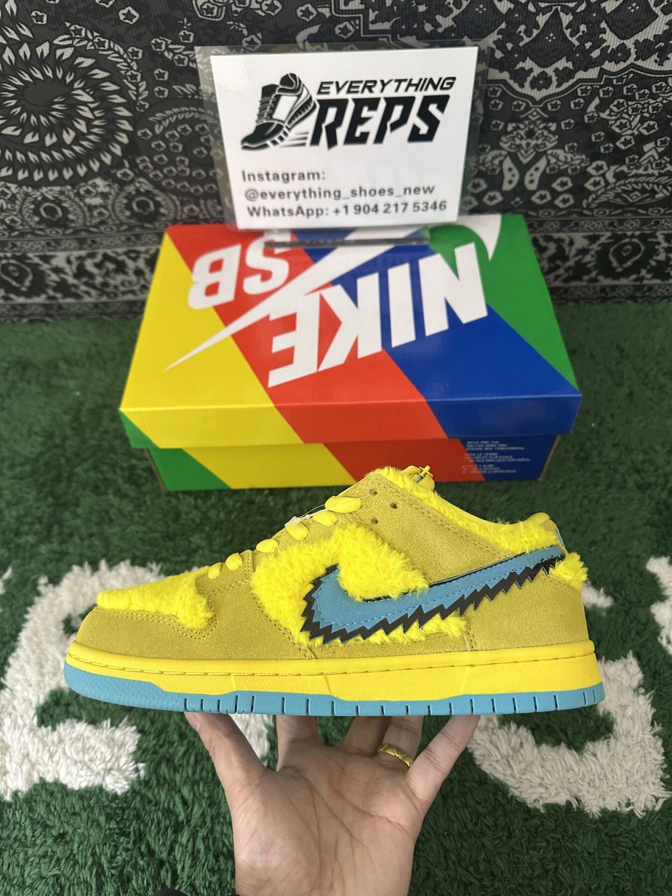 Grateful Dead x NK SB Dunk Low "Yellow Bear" - Image 6
