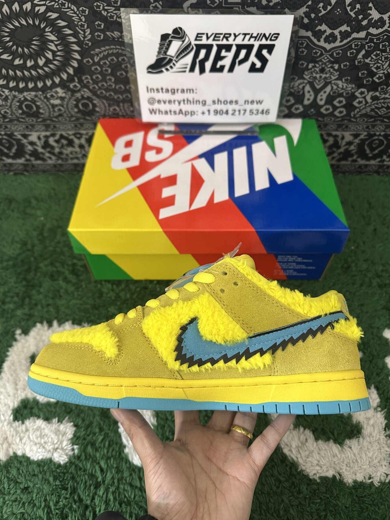 Grateful Dead x NK SB Dunk Low "Yellow Bear" - Image 8