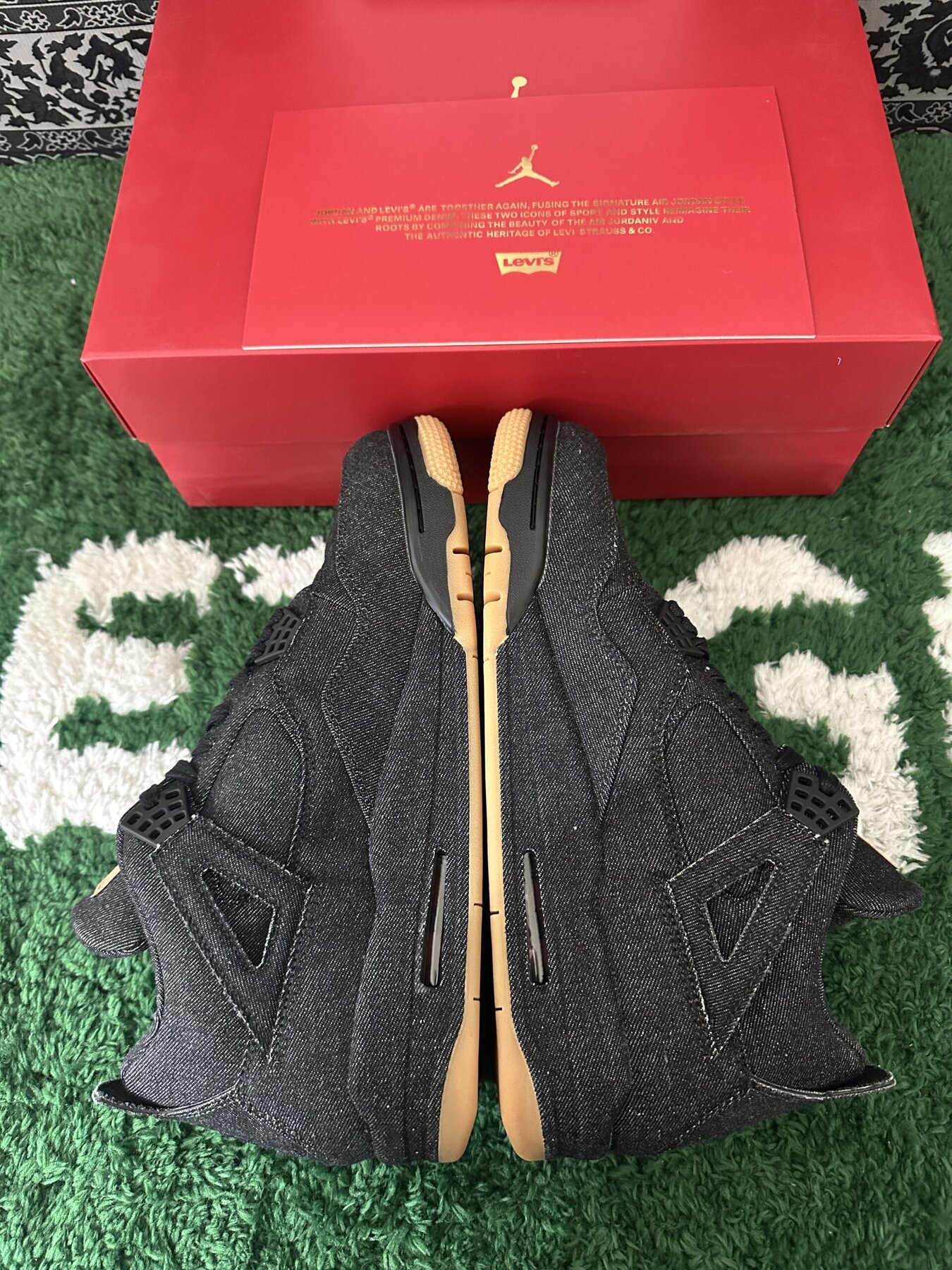 AJ4 Retro Levi's Black - Image 10