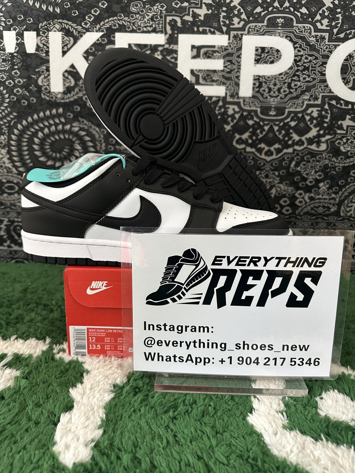Dunk Low Retro White Black - Image 2