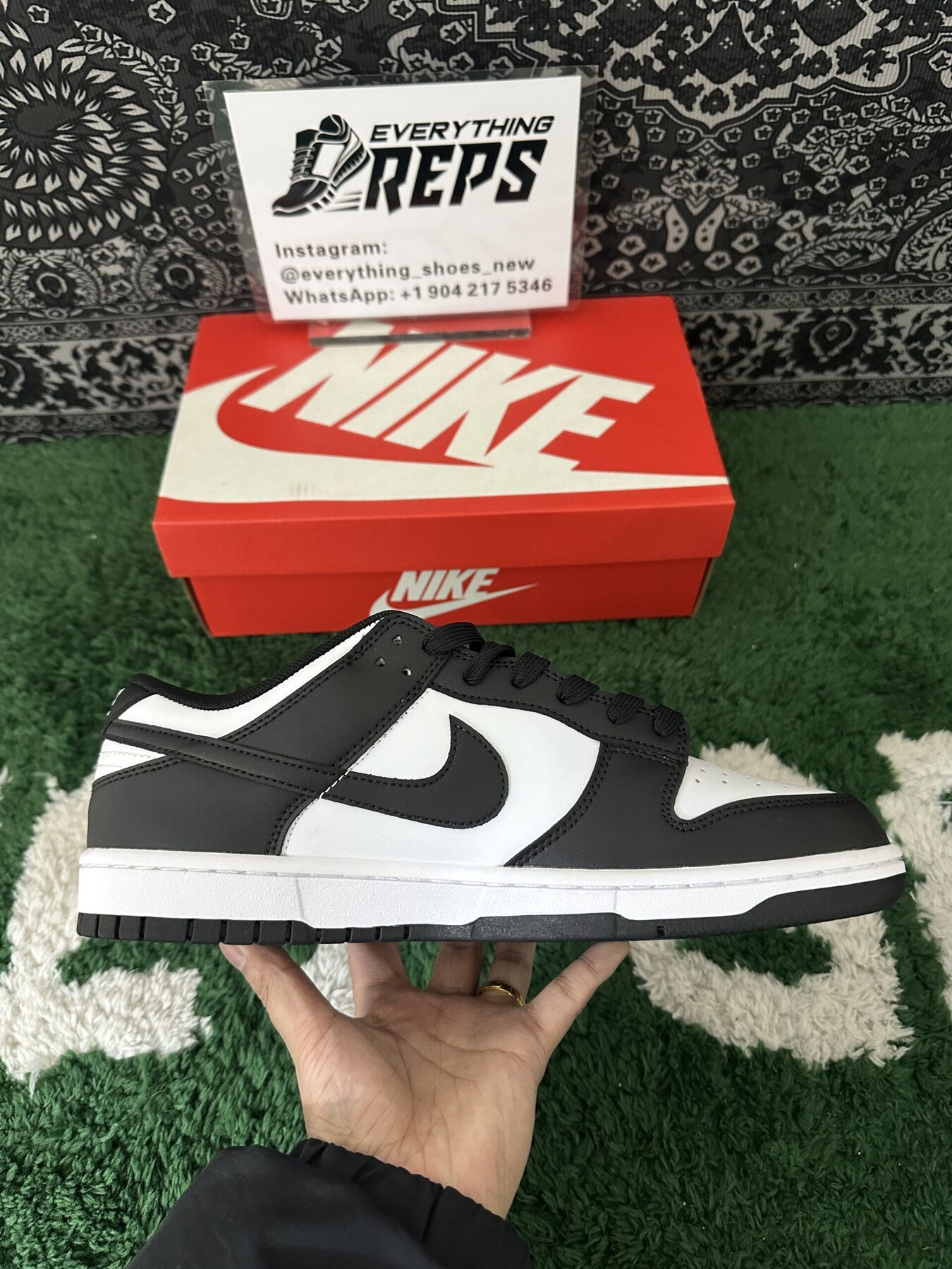 Dunk Low Retro White Black - Image 6