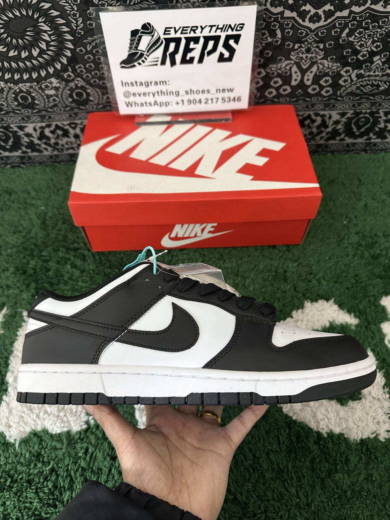 Dunk Low Retro White Black - Image 7