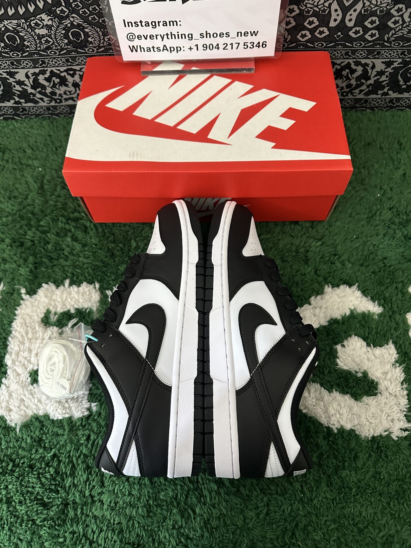 Dunk Low Retro White Black - Image 9