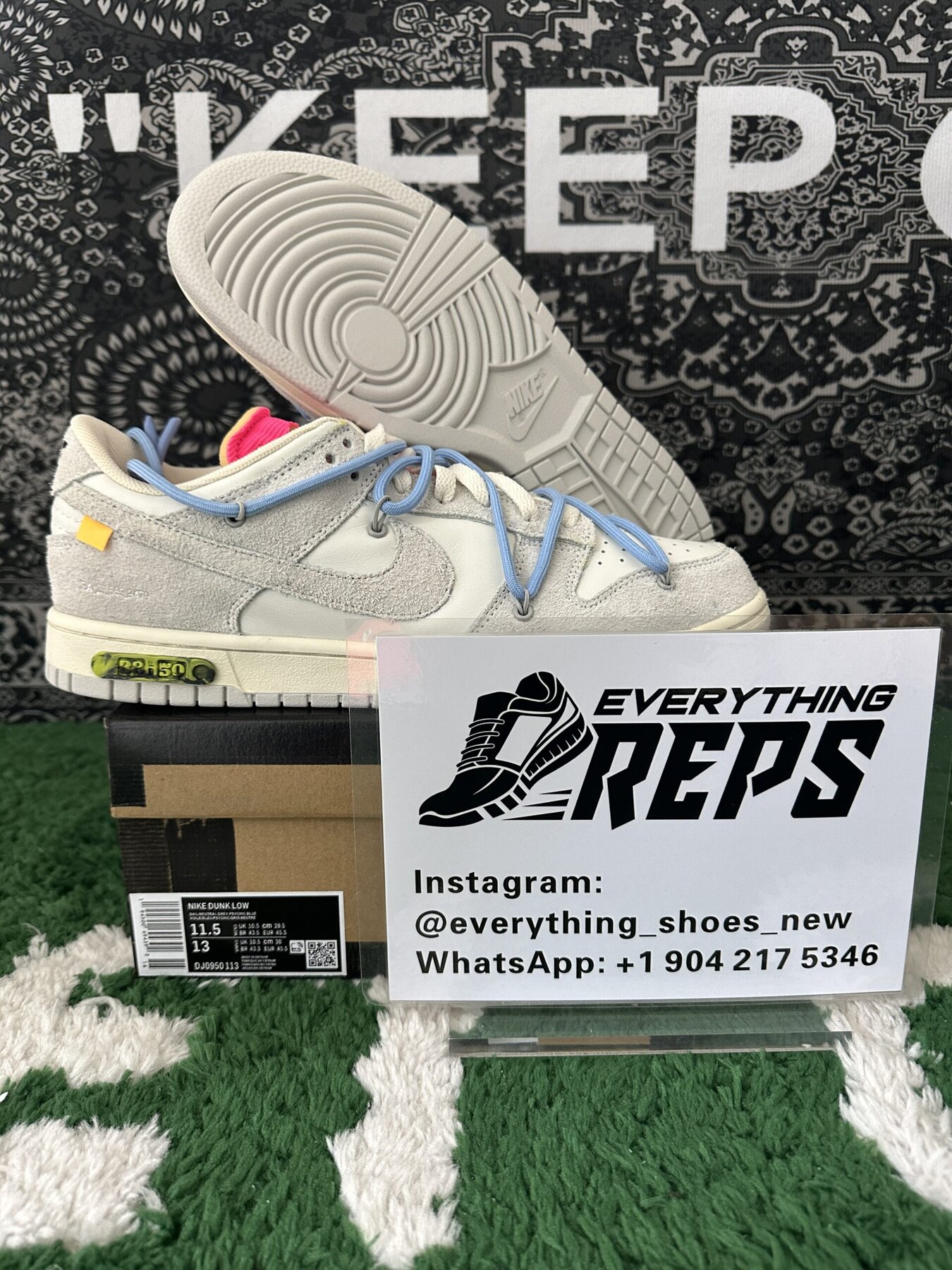Off White Dunk Lot 38 - Image 2