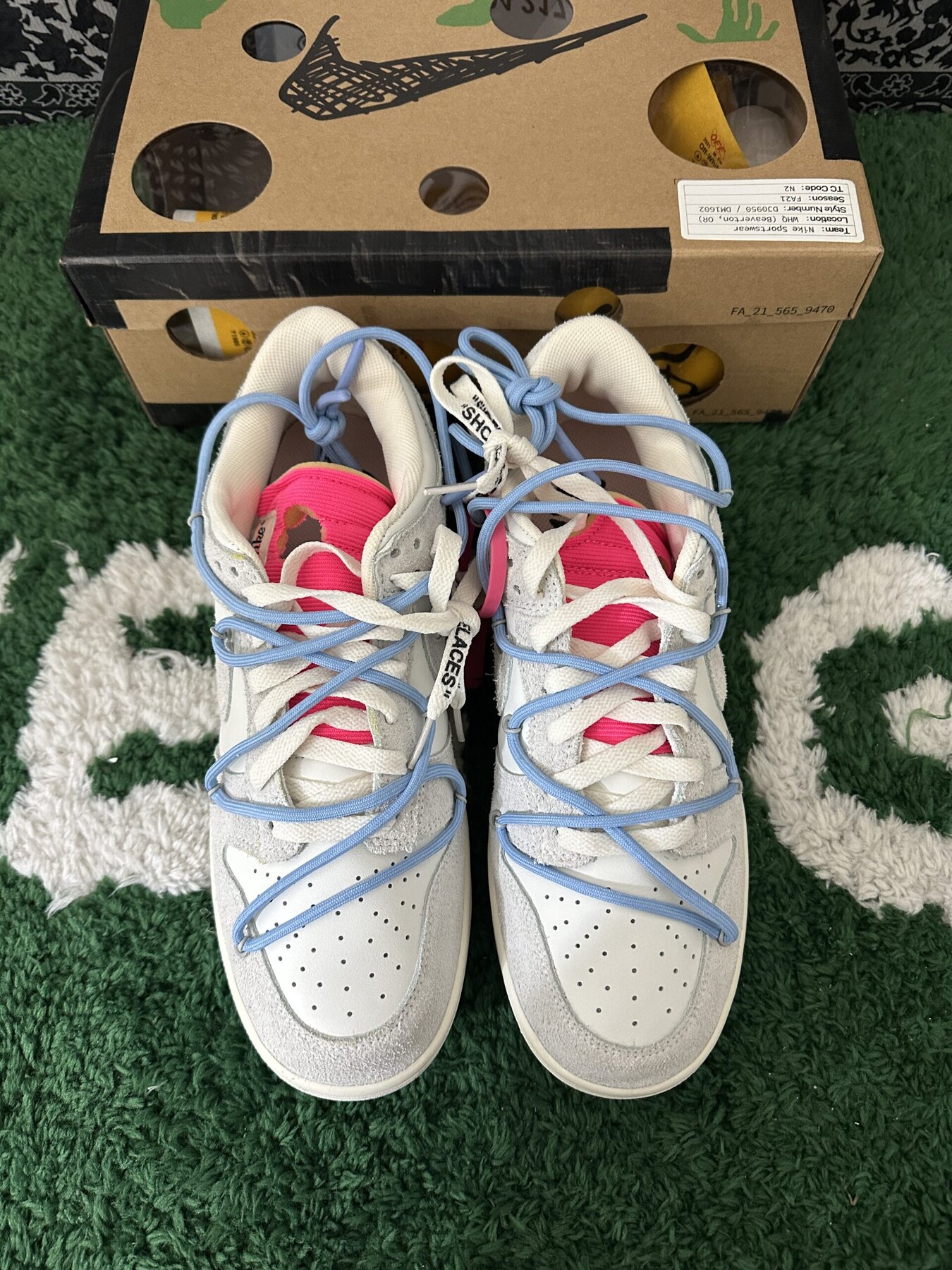 Off White Dunk Lot 38 - Image 3