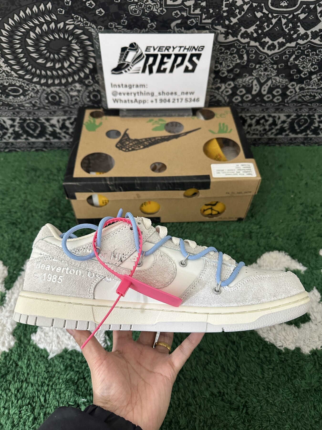 Off White Dunk Lot 38 - Image 5
