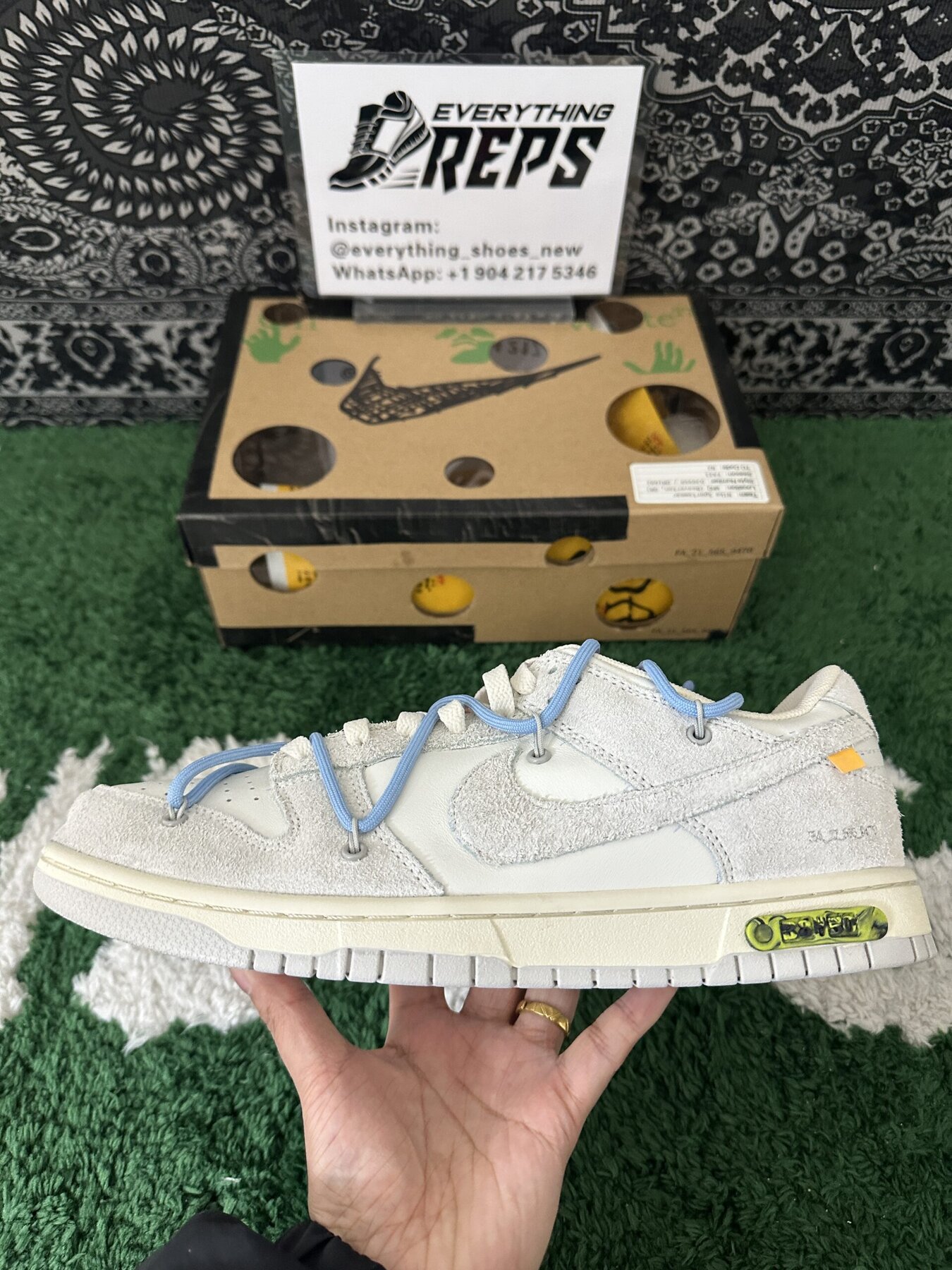 Off White Dunk Lot 38 - Image 6
