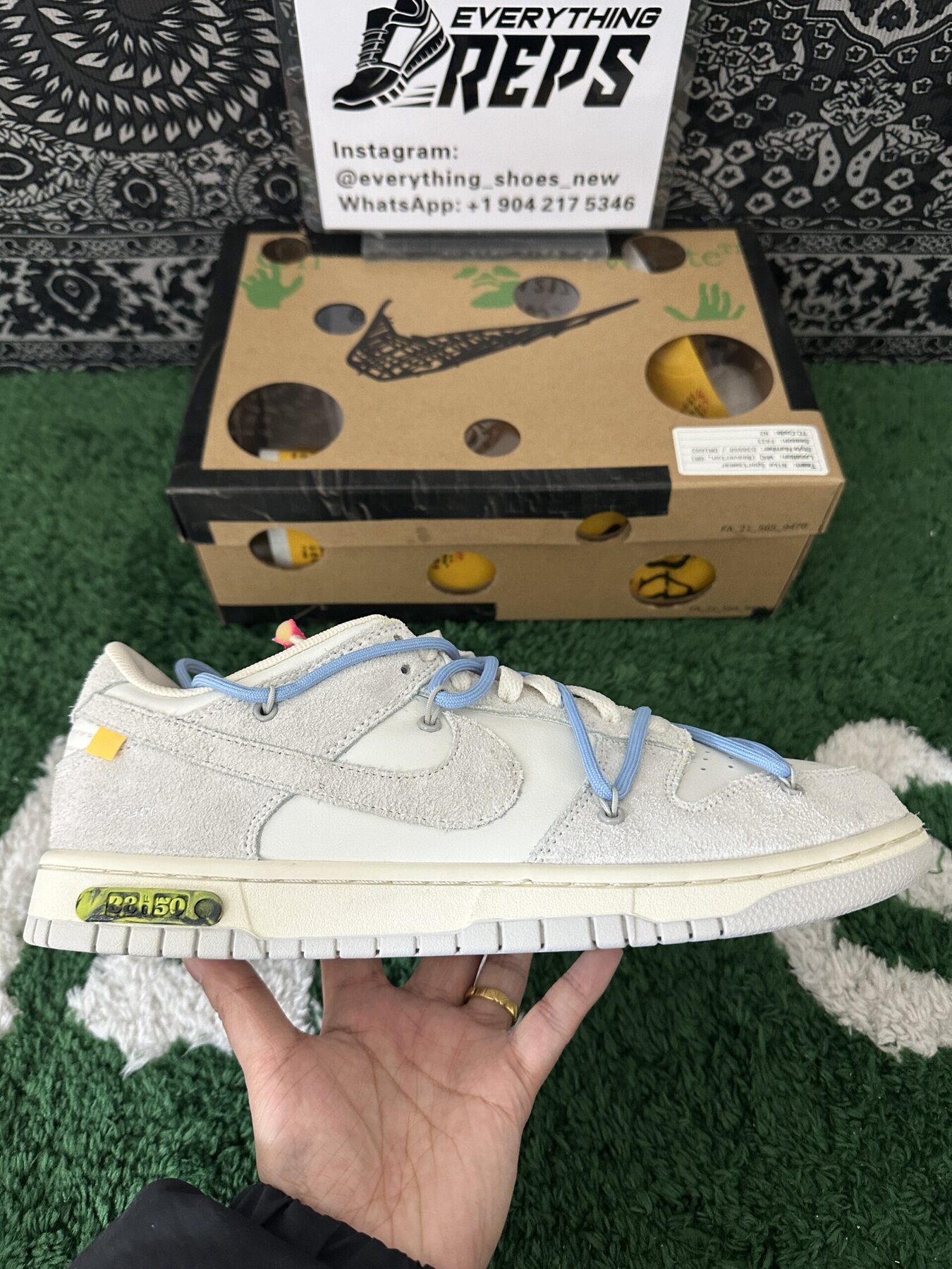 Off White Dunk Lot 38 - Image 7