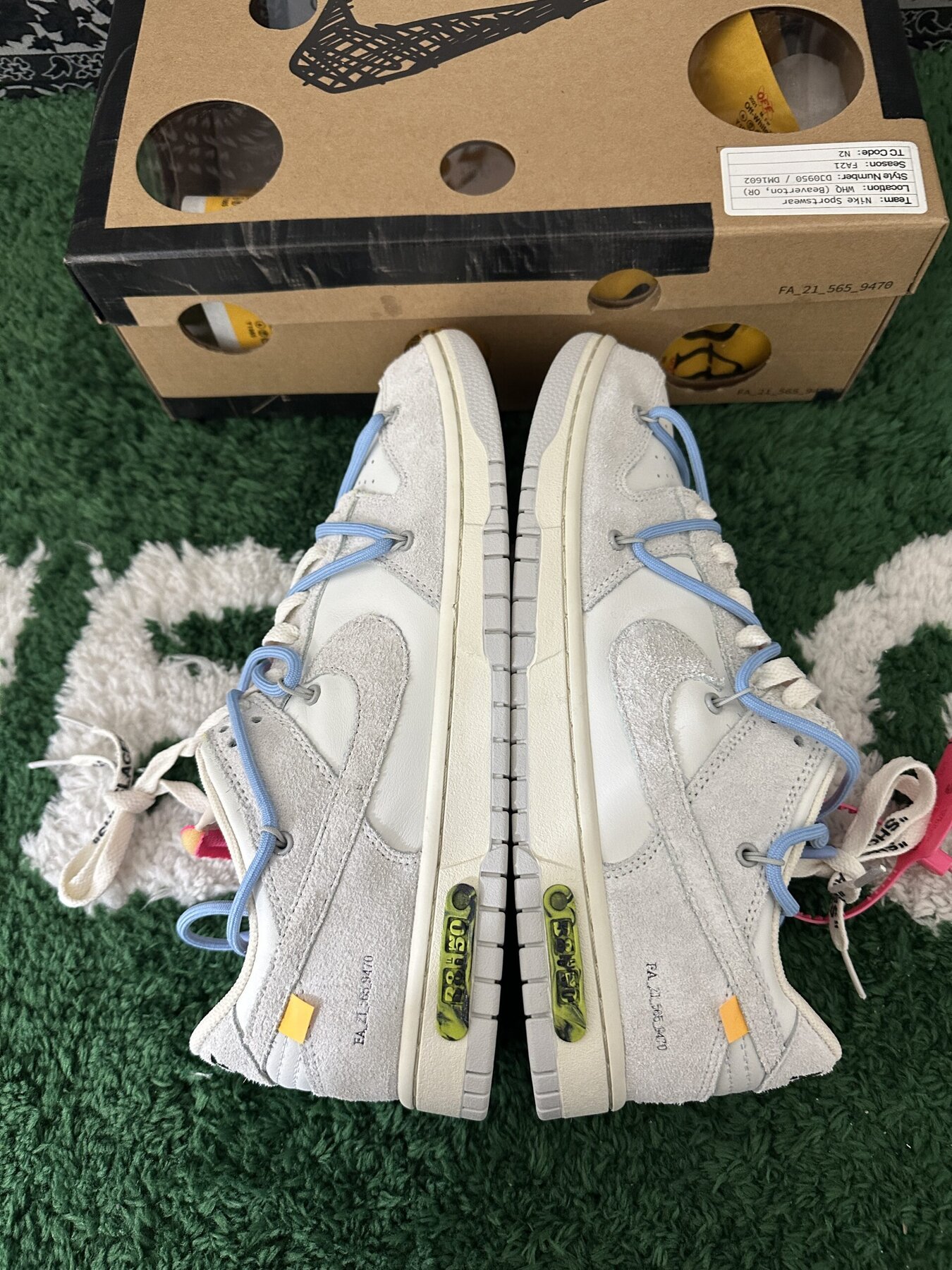Off White Dunk Lot 38 - Image 9
