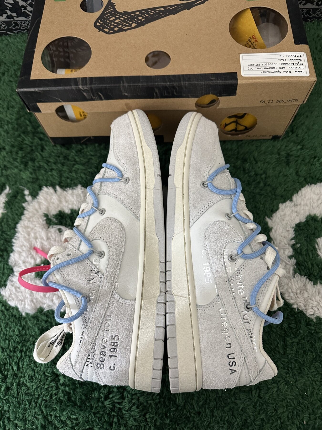 Off White Dunk Lot 38 - Image 10