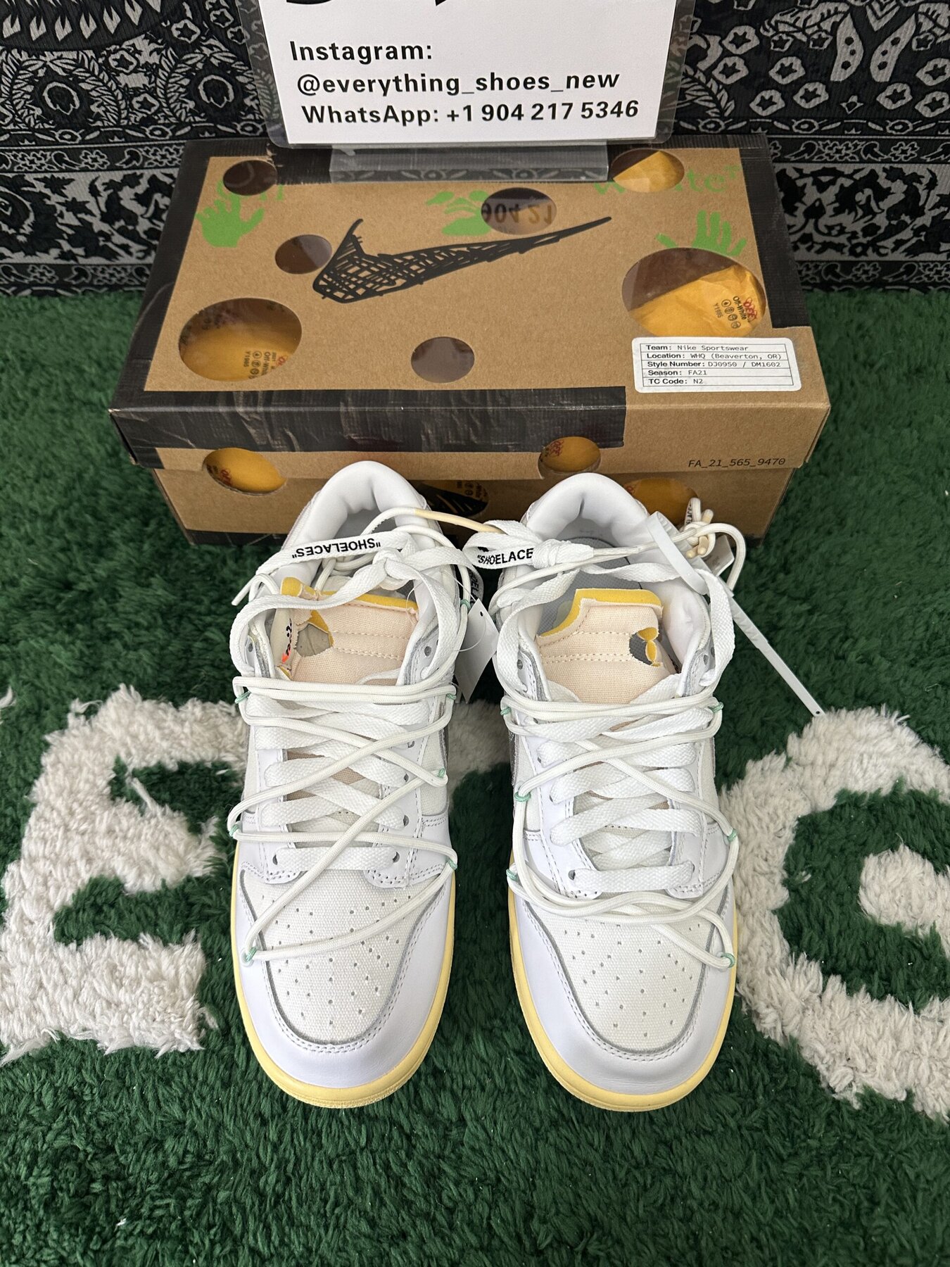Dunk Low Off-White Lot 1 - Image 3