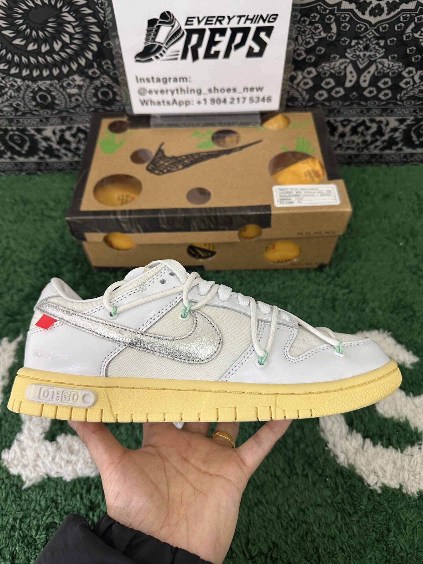 Dunk Low Off-White Lot 1 - Image 8