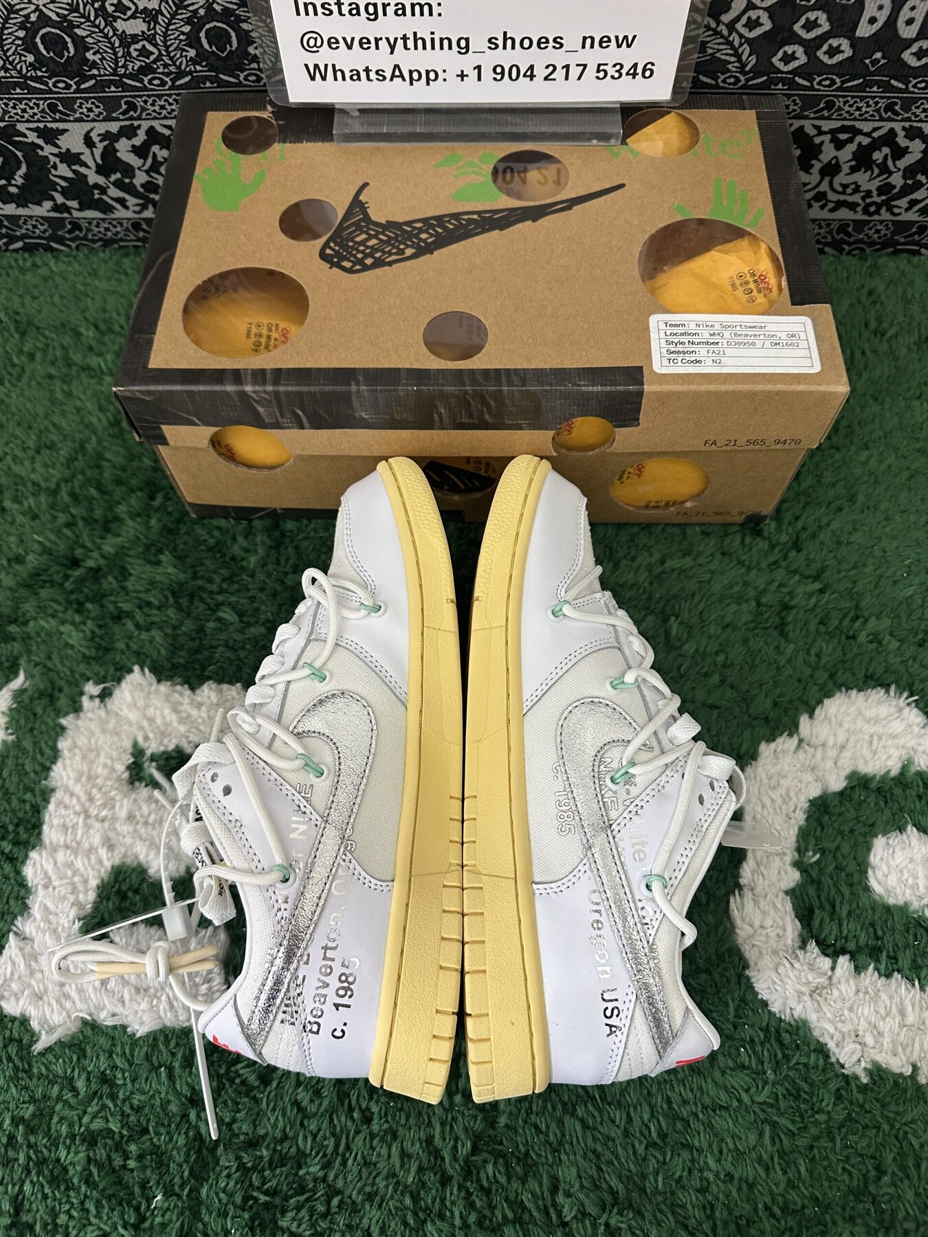 Dunk Low Off-White Lot 1 - Image 10