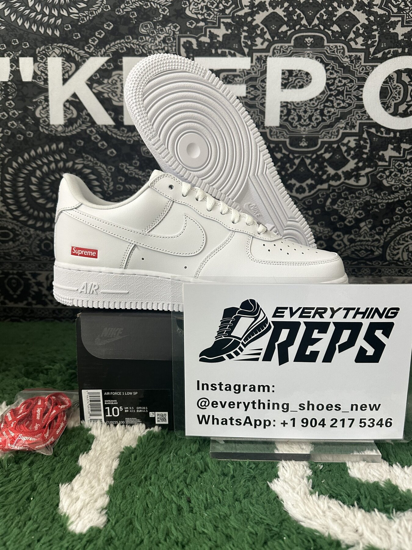 Air Force 1 Low Supreme White - Image 2